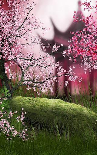 Sakura Live Wallpaper - Image screenshot of android app