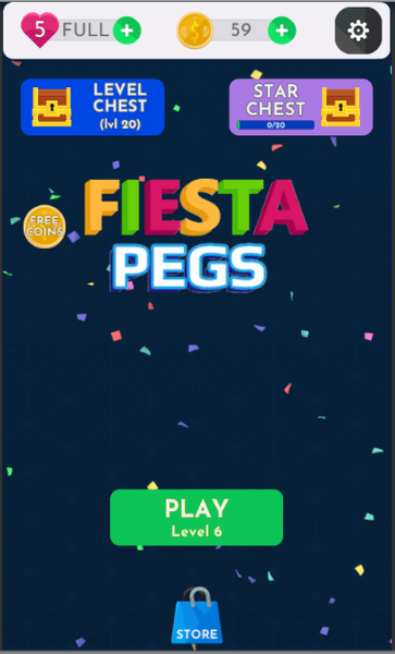 Fiesta Pegs : Peggle Like Game - عکس برنامه موبایلی اندروید