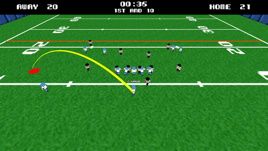 Retro Football Game 3D : Hunt - Gameplay image of android game