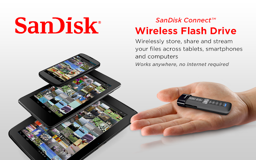 SanDisk Wireless Flash Drive - عکس برنامه موبایلی اندروید