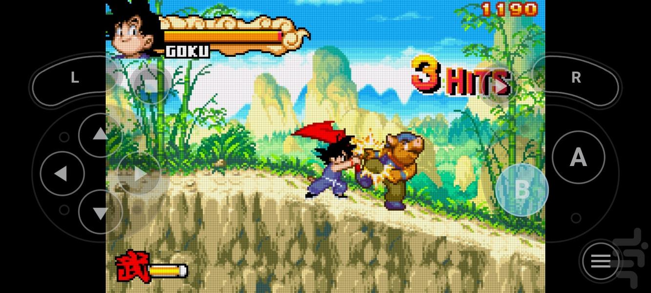 دراگون بال پیشرفته - Gameplay image of android game