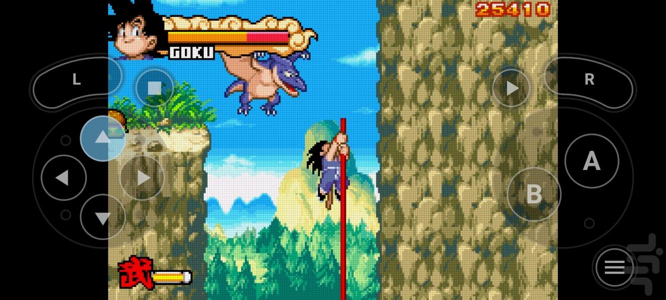 دراگون بال پیشرفته - Gameplay image of android game