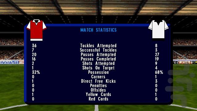 فوتبال واقعی ۱ - عکس بازی موبایلی اندروید