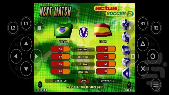 Actua Soccer 2 - Gameplay image of android game