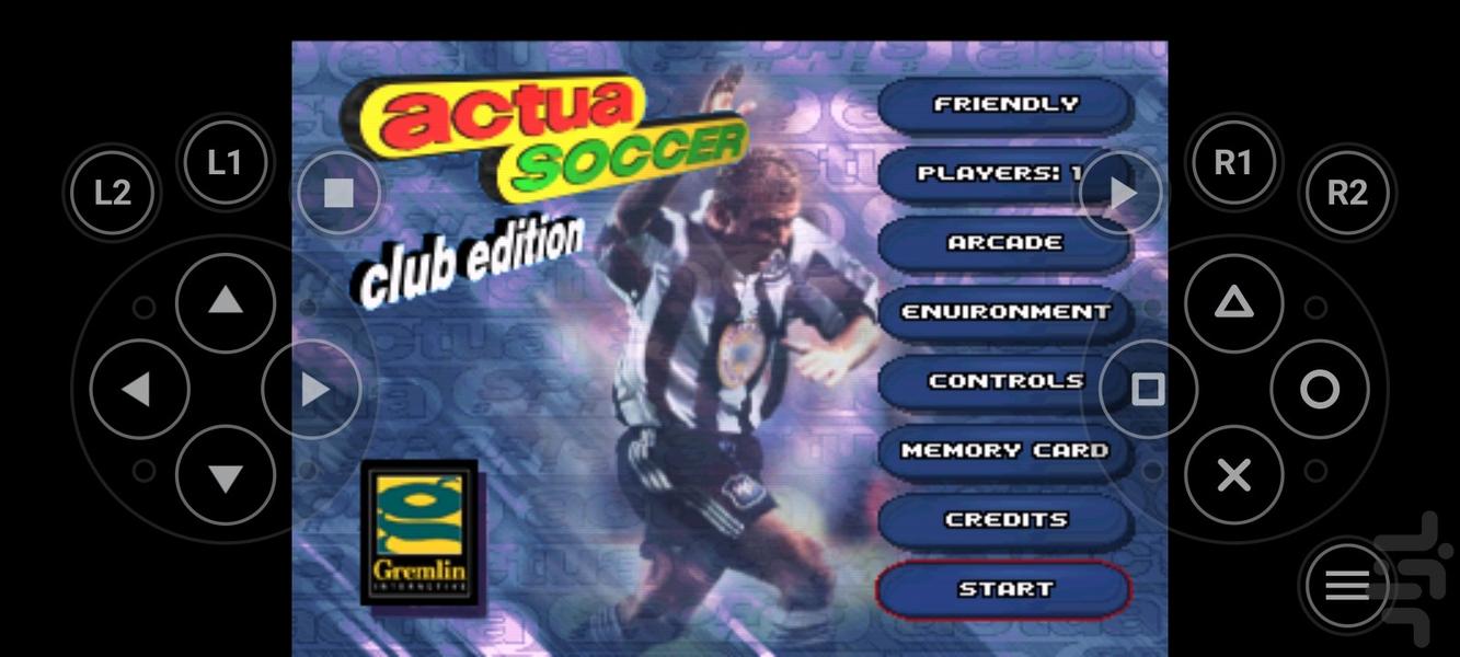 Actua Soccer Club Edition - Gameplay image of android game