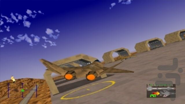 هواپیمای جنگی اف - عکس بازی موبایلی اندروید