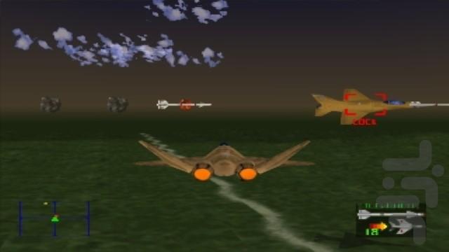 هواپیمای جنگی اف - عکس بازی موبایلی اندروید