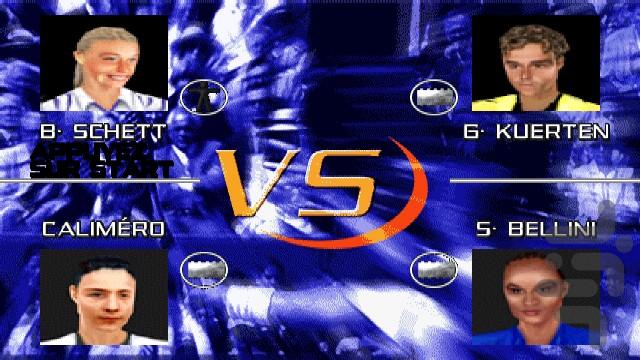 تنیس 2000 تمام ستاره ها - Gameplay image of android game