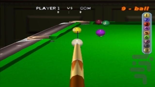 بیلیارد آمریکایی - Gameplay image of android game