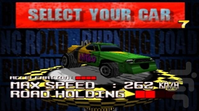 Burning Road - Gameplay image of android game