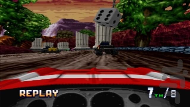 جاده آتشین - Gameplay image of android game