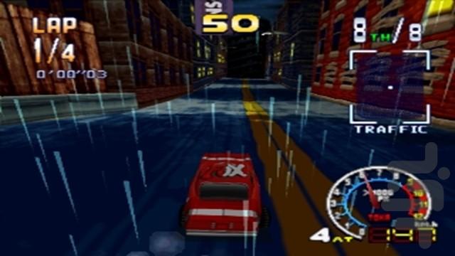 جاده آتشین - Gameplay image of android game