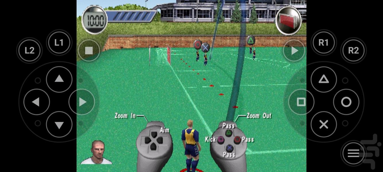 فوتبال دیوید بکهام - Gameplay image of android game