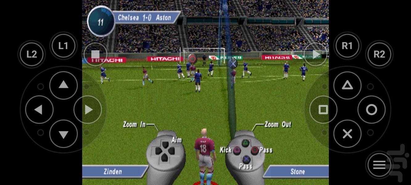 فوتبال دیوید بکهام - Gameplay image of android game