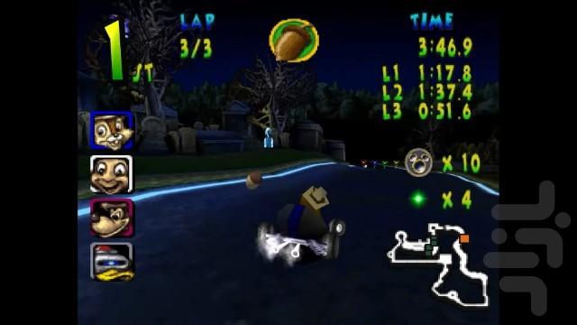 مسابقه ماشینی دیزنی - عکس بازی موبایلی اندروید