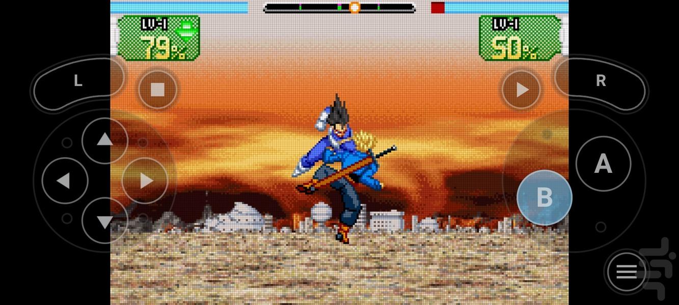 دراگون بال جنگجو 1 - Gameplay image of android game