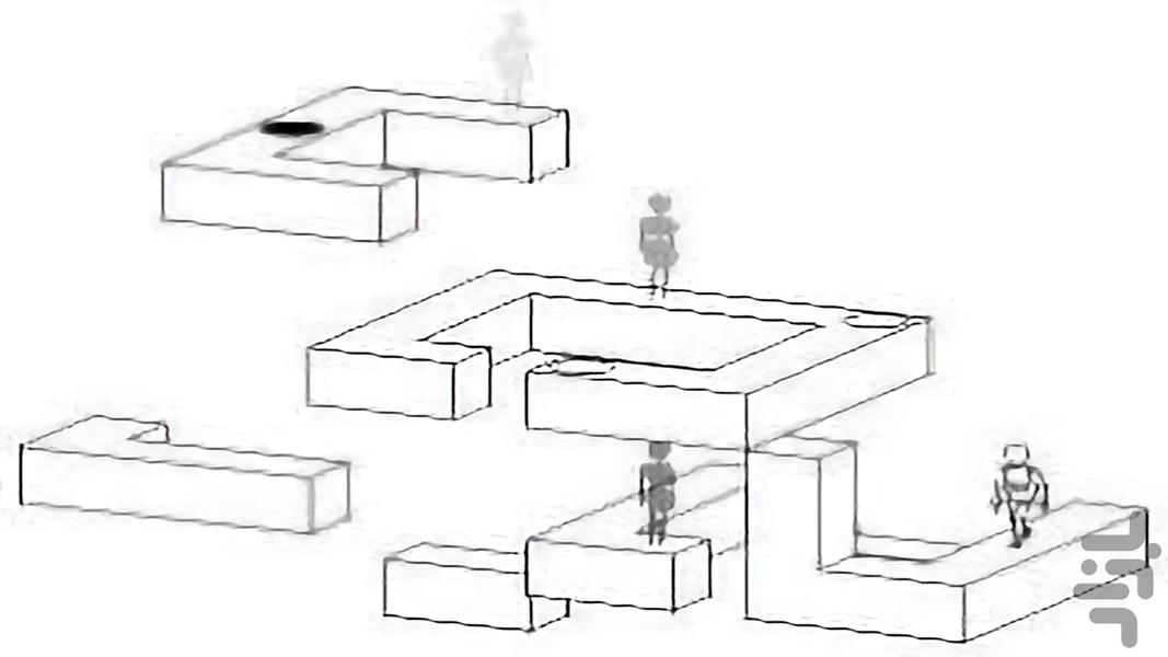 پازل پرسپکتیو - عکس بازی موبایلی اندروید