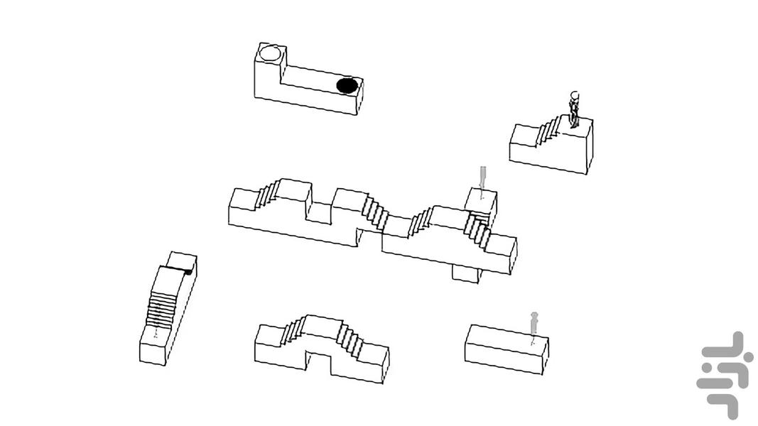 پازل پرسپکتیو - عکس بازی موبایلی اندروید