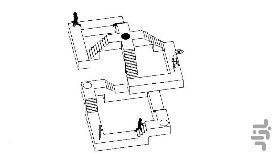 پازل پرسپکتیو - عکس بازی موبایلی اندروید