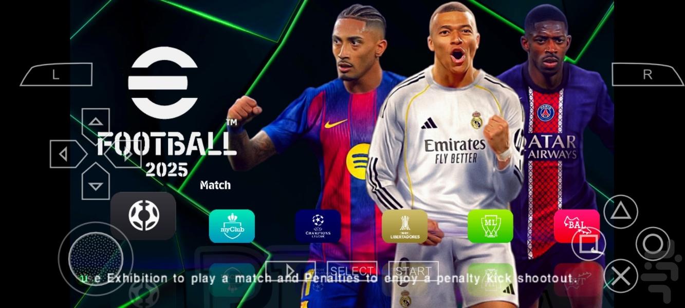 فوتبال eFootball ۲۰۲۵ غیر رسمی - عکس بازی موبایلی اندروید