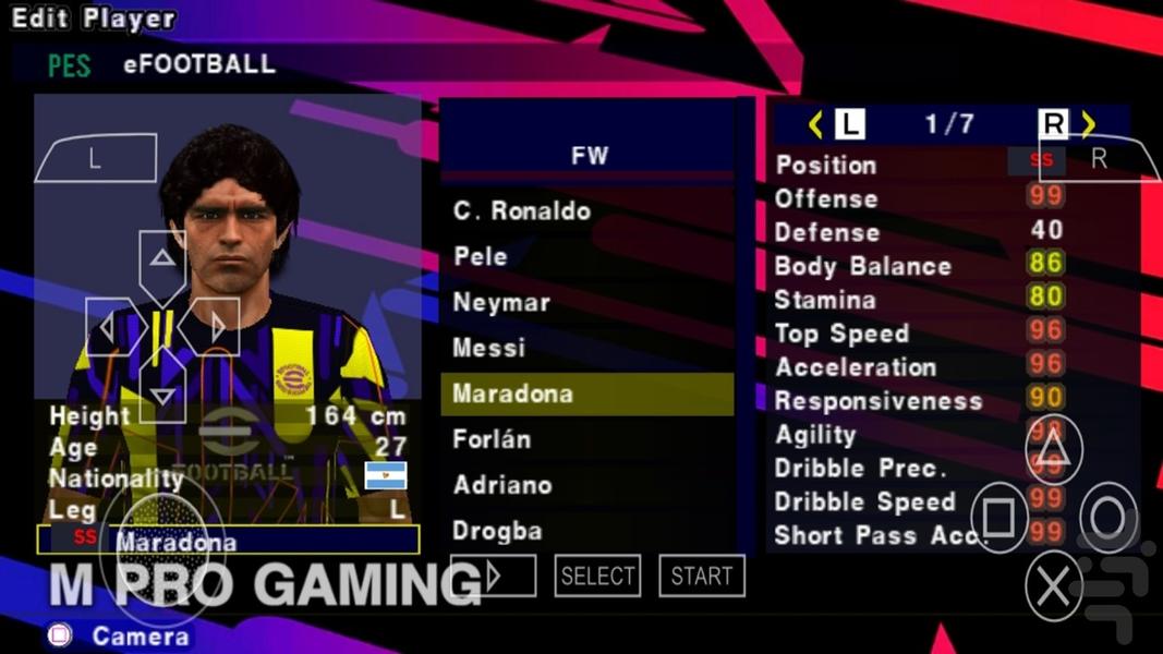 فوتبال eFootball pes ۲۳ - عکس بازی موبایلی اندروید