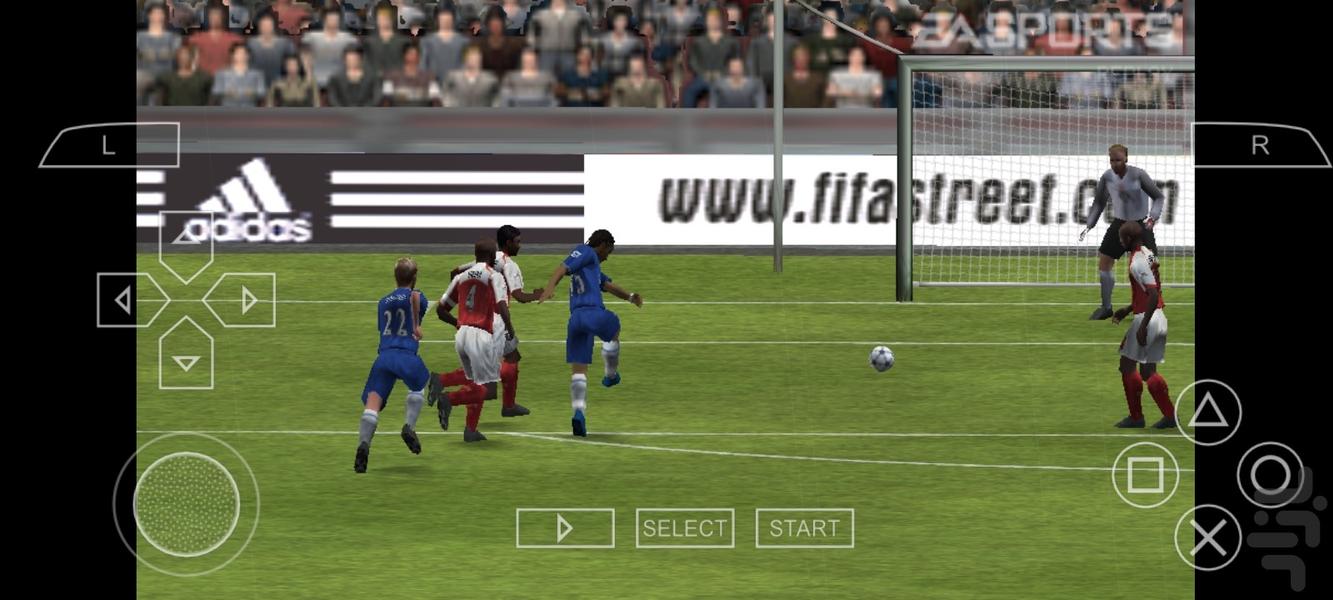 فوتبال فیفا 2005 - Gameplay image of android game