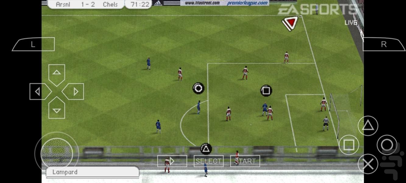 فوتبال فیفا 2005 - Gameplay image of android game