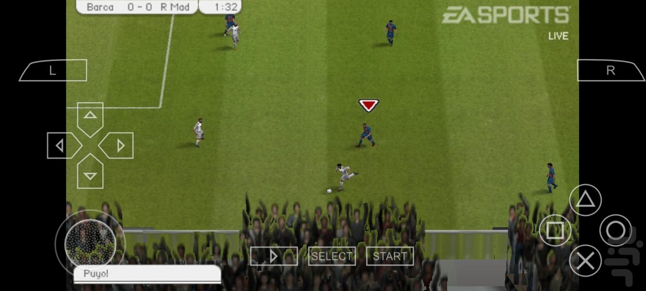 فوتبال فیفا 2005 - Gameplay image of android game
