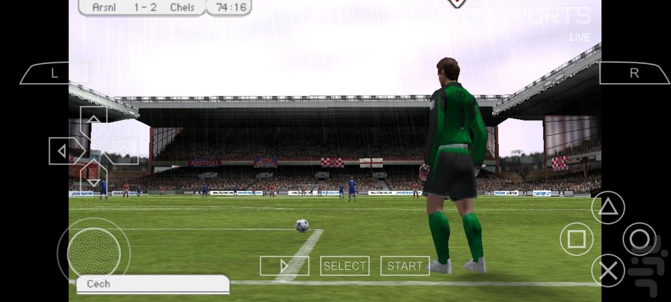 فوتبال فیفا 2005 - Gameplay image of android game