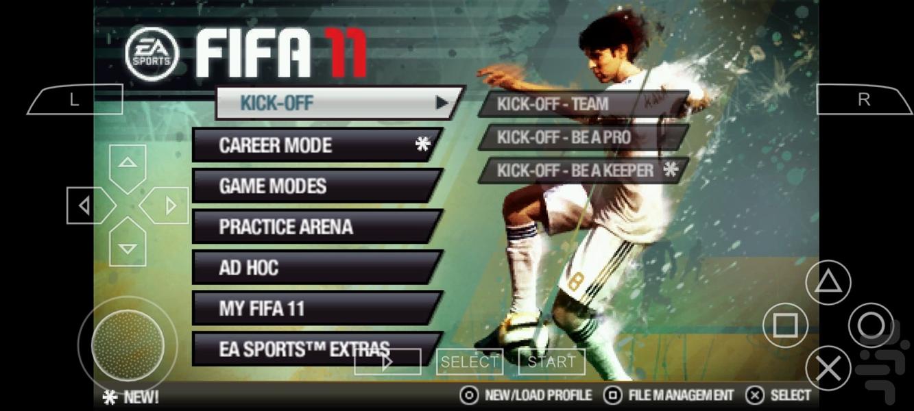 فوتبال فیفا 2011 - عکس بازی موبایلی اندروید