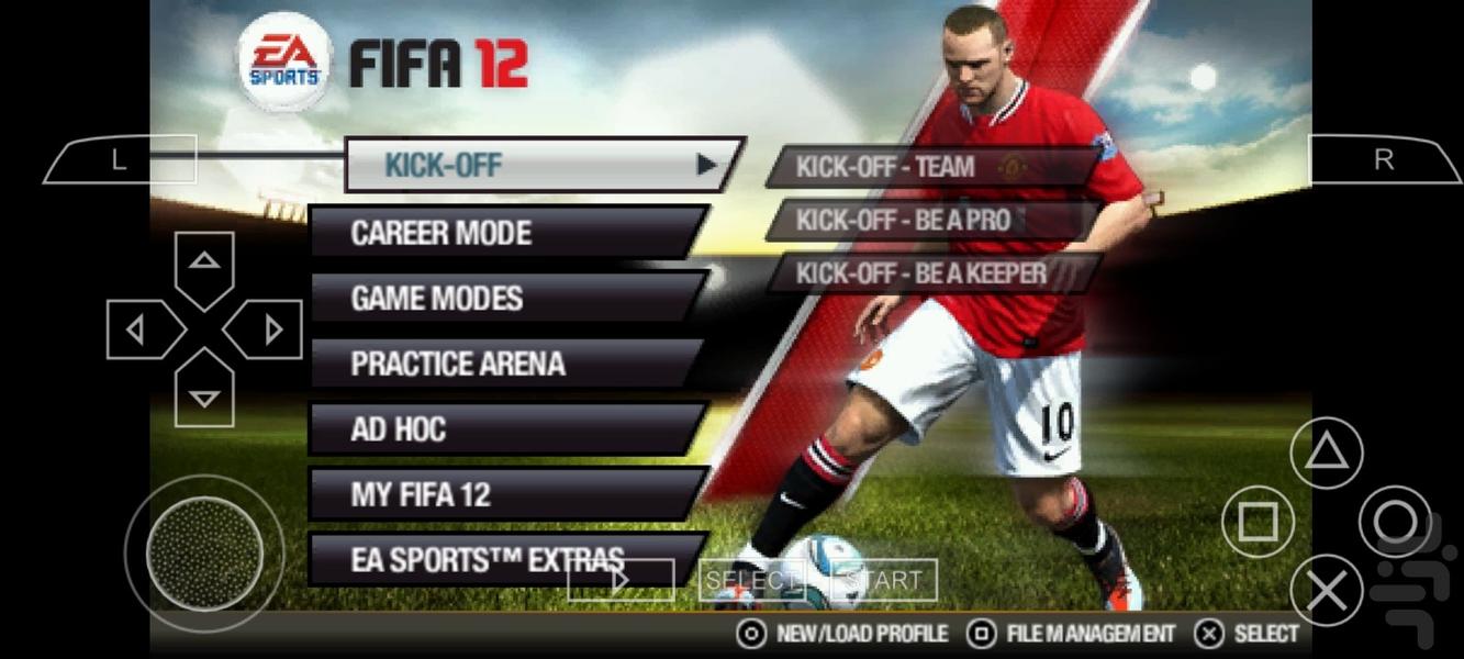 فوتبال فیفا 2012 - عکس بازی موبایلی اندروید