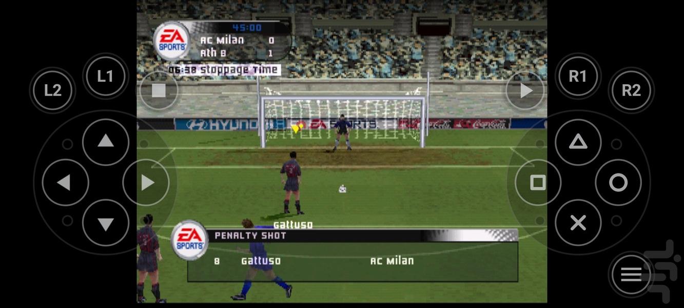 فیفا ۲۰۰۲ پلی ۱ - عکس بازی موبایلی اندروید