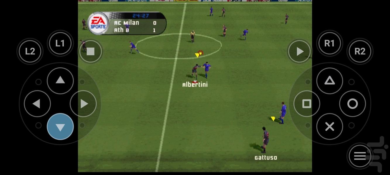 فیفا ۲۰۰۲ پلی ۱ - عکس بازی موبایلی اندروید