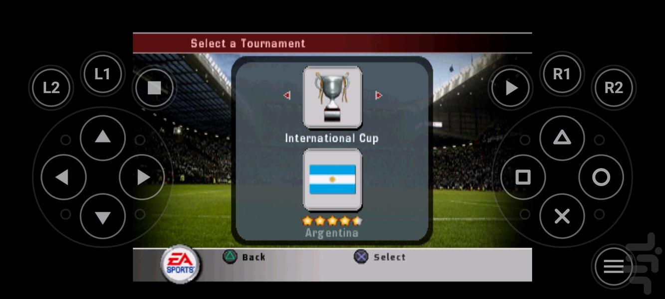 فیفا ۲۰۰۵ پلی ۱ - عکس بازی موبایلی اندروید