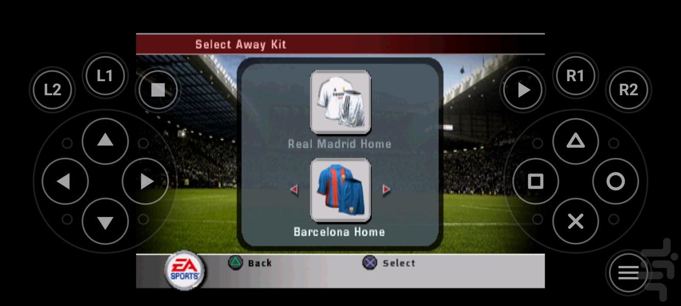 فیفا ۲۰۰۵ پلی ۱ - عکس بازی موبایلی اندروید