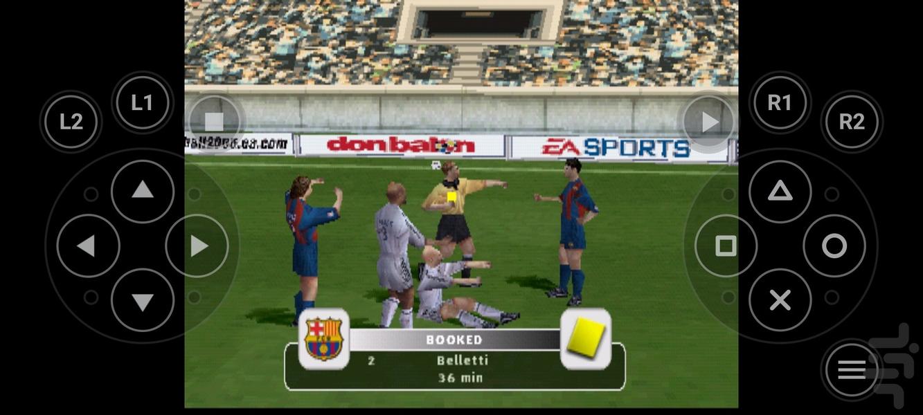 فیفا ۲۰۰۵ پلی ۱ - عکس بازی موبایلی اندروید