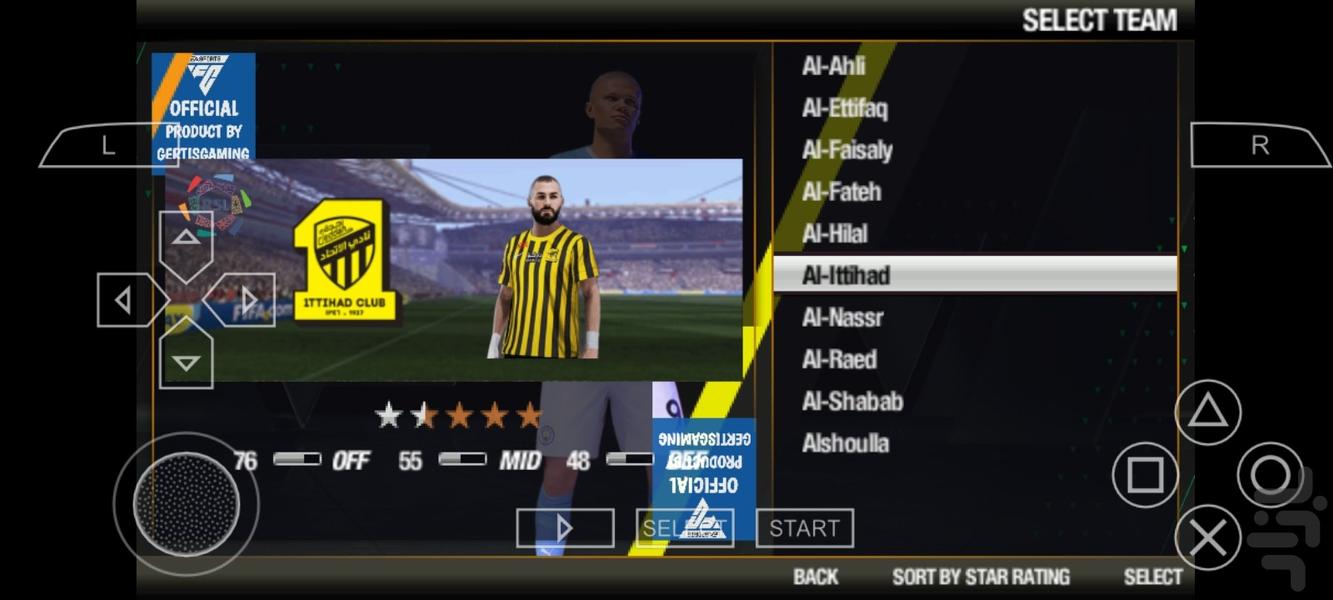 فیفا ۲۴ غیر رسمی - عکس بازی موبایلی اندروید