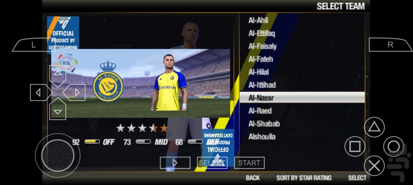 فیفا ۲۴ غیر رسمی - عکس بازی موبایلی اندروید