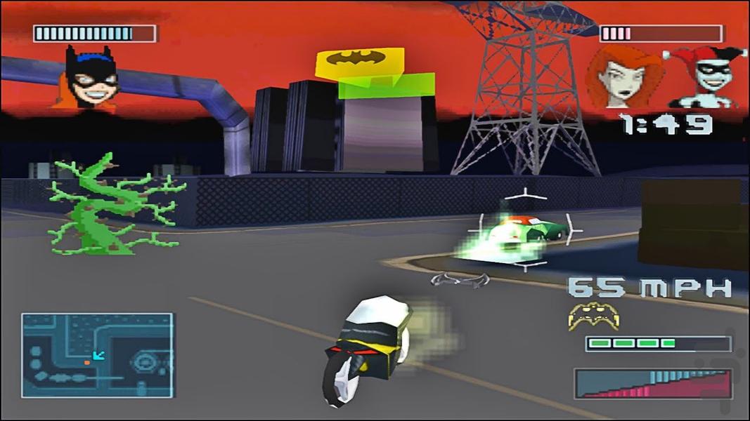 بتمن مسابقه در گاتهام کم حجم - عکس بازی موبایلی اندروید