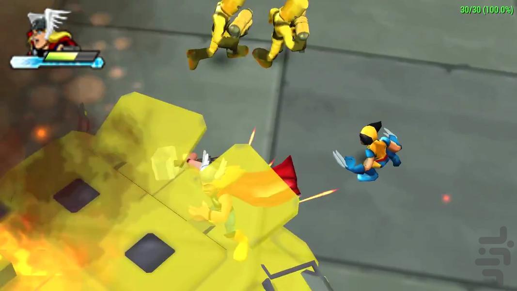 مارول گروه سوپر قهرمانان - Gameplay image of android game