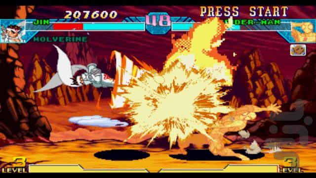 تیکن مارول در مقابل کپکام ۱ - عکس بازی موبایلی اندروید