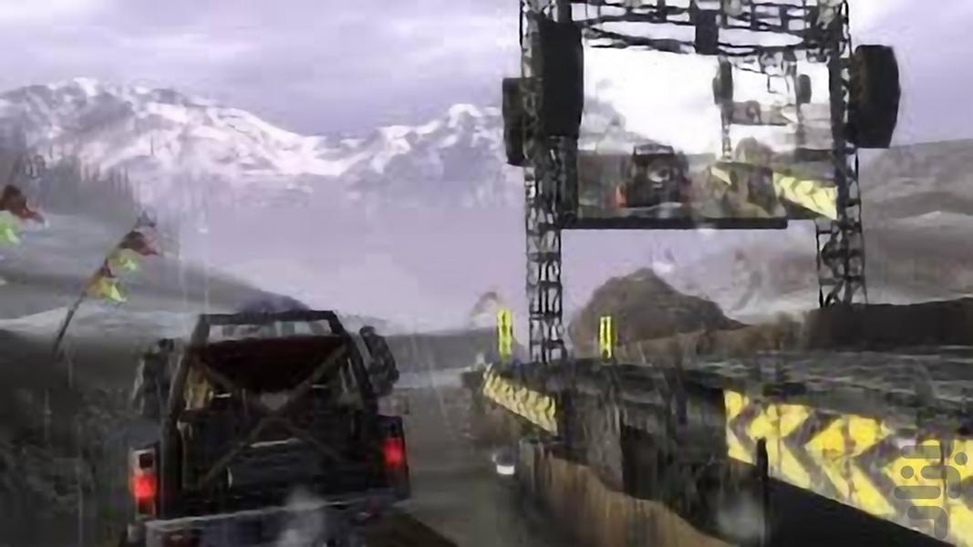 طوفان موتوری مرز یخ زده - عکس بازی موبایلی اندروید