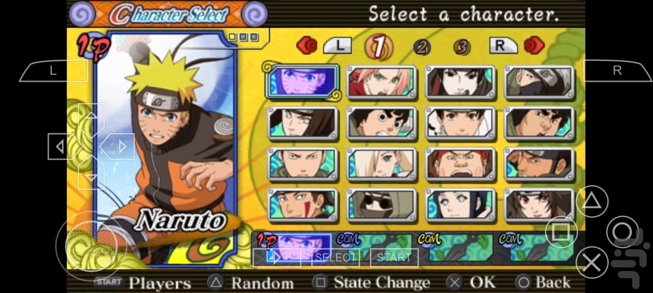 Naruto Ultimate Ninja Heroes 3 - Gameplay image of android game