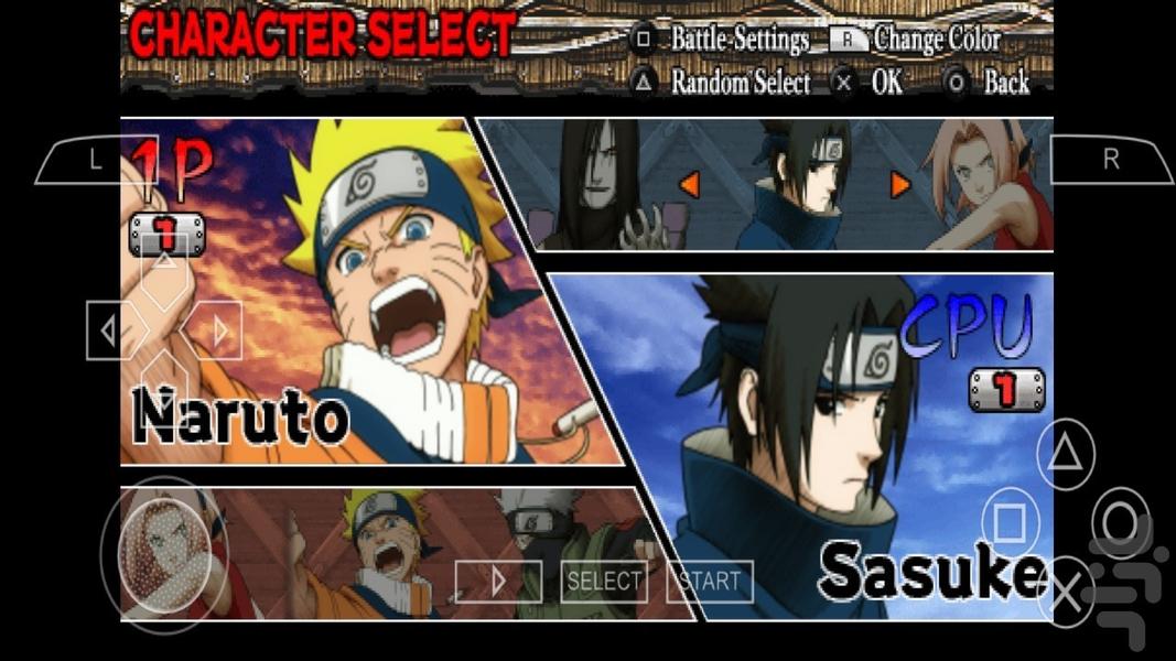 Naruto Ultimate Ninja Heroes 2 - Gameplay image of android game