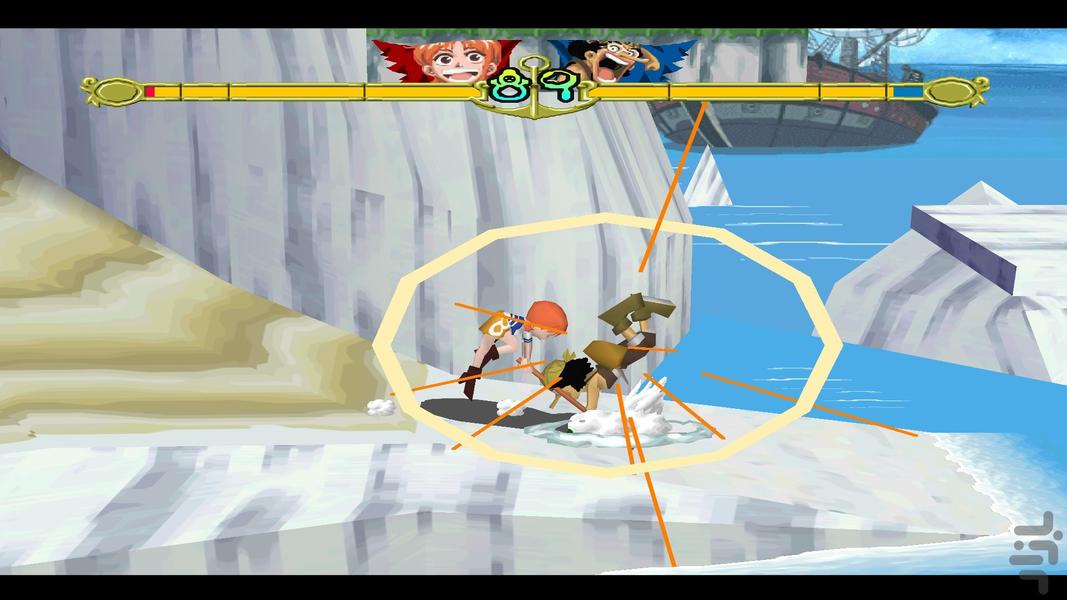 وان پیس جنگ بزرگ - Gameplay image of android game