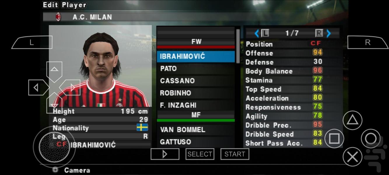 فوتبال pes 2012 کامل - Gameplay image of android game