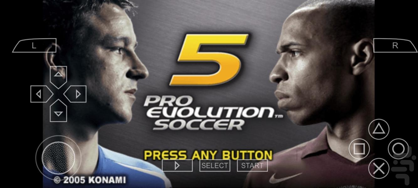pes 2005 - Gameplay image of android game