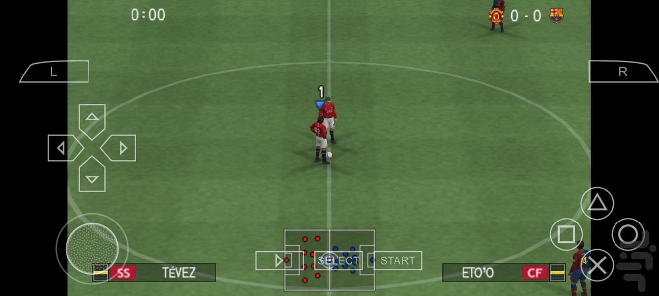 فوتبال pes ۲۰۰۹ - عکس بازی موبایلی اندروید