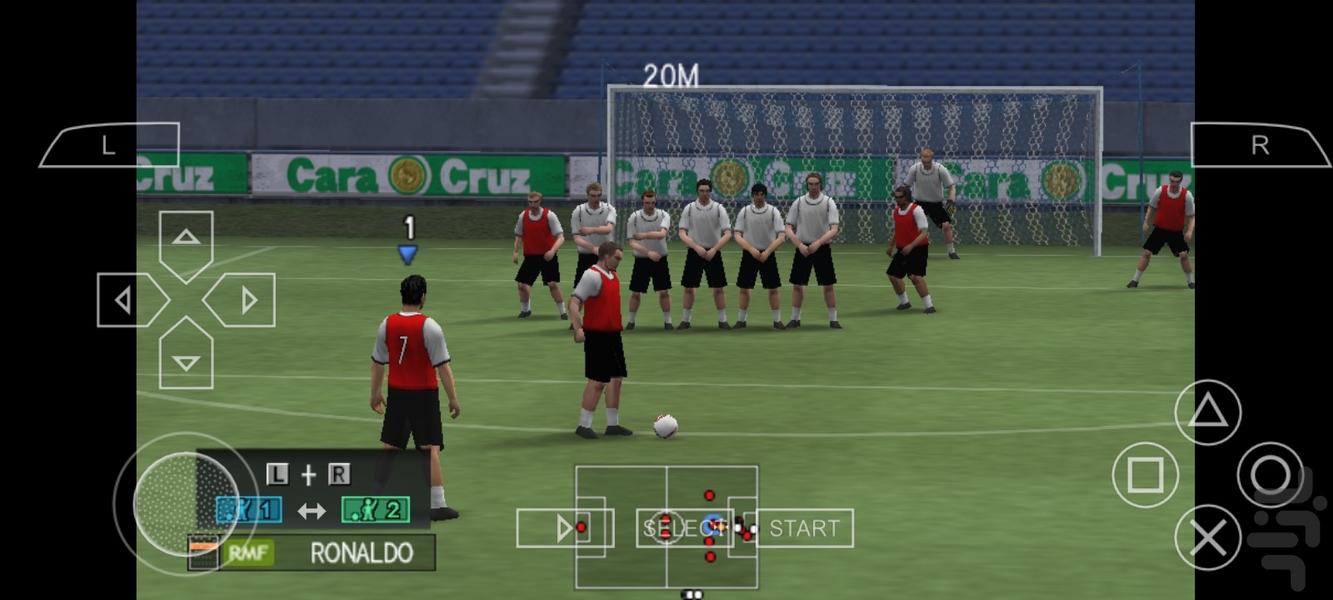 فوتبال pes ۲۰۰۹ - عکس بازی موبایلی اندروید