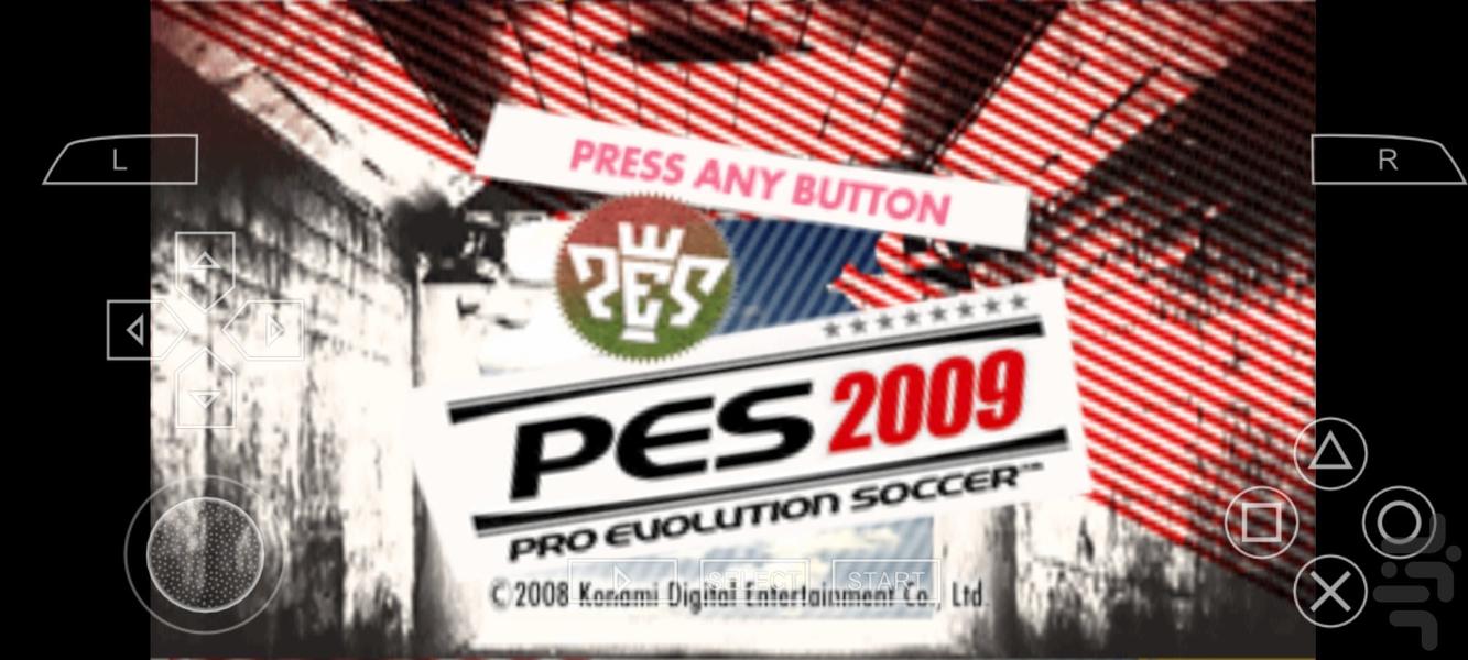 فوتبال pes 2009 - عکس بازی موبایلی اندروید